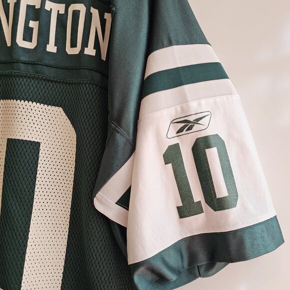 Reebok NFL New York Jets Chad Pennington #10 Jersey XL Green White - Picture 9 of 11